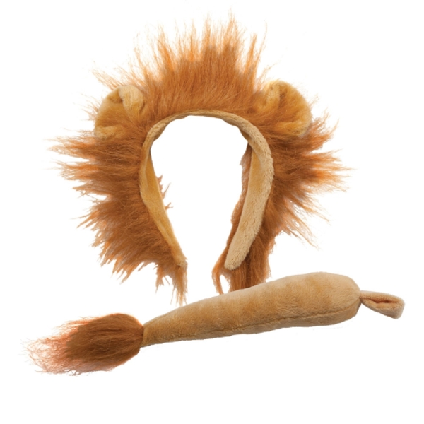 Animal Ears & Tail - Lion - WKD-AC-9395 - Wicked Costumes - Luvyababes