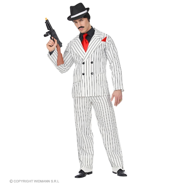 Striped Shirt Mens Mobster Costume